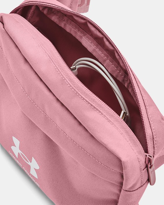 UA SportStyle Lite Waist Bag Crossbody in Pink image number 3